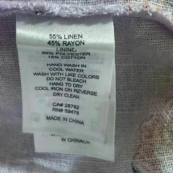 House of Harlow 1960 Floral Linen Blend Dress
Puff Sleeves Front Lace Size 4 - Picture 6 of 11